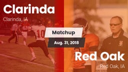 Matchup: Clarinda vs. Red Oak  2018