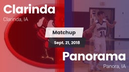Matchup: Clarinda vs. Panorama  2018