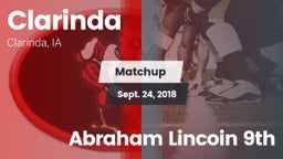 Matchup: Clarinda vs. Abraham Lincoin 9th 2018