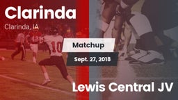 Matchup: Clarinda vs. Lewis Central JV 2018
