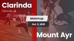 Matchup: Clarinda vs. Mount Ayr 2018