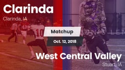 Matchup: Clarinda vs. West Central Valley  2018