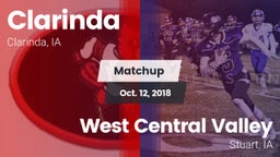 Matchup: Clarinda vs. West Central Valley  2018