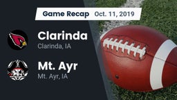Recap: Clarinda  vs. Mt. Ayr  2019