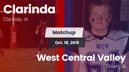 Matchup: Clarinda vs. West Central Valley  2019