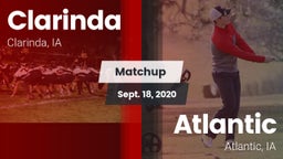 Matchup: Clarinda vs. Atlantic  2020