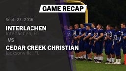 Recap: Interlachen  vs. Cedar Creek Christian  2016