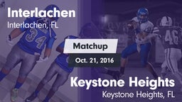 Matchup: Interlachen vs. Keystone Heights  2016