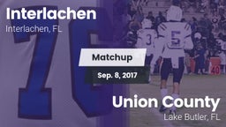 Matchup: Interlachen vs. Union County  2017