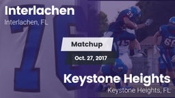 Matchup: Interlachen vs. Keystone Heights  2017