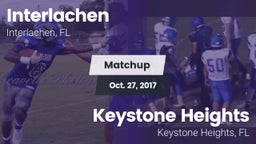 Matchup: Interlachen vs. Keystone Heights  2017