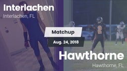 Matchup: Interlachen vs. Hawthorne  2018