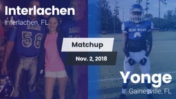 Matchup: Interlachen vs. Yonge  2018