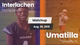 Matchup: Interlachen vs. Umatilla  2019