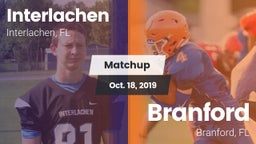 Matchup: Interlachen vs. Branford  2019