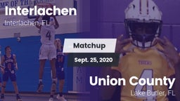 Matchup: Interlachen vs. Union County  2020