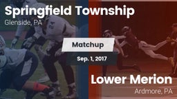 Matchup: Springfield Township vs. Lower Merion  2017