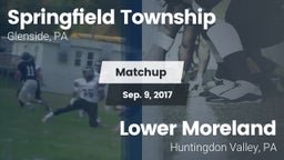 Matchup: Springfield Township vs. Lower Moreland  2017