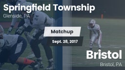 Matchup: Springfield Township vs. Bristol  2017