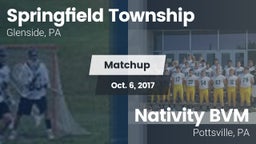 Matchup: Springfield Township vs. Nativity BVM  2017