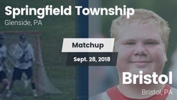 Matchup: Springfield Township vs. Bristol  2018