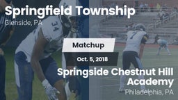 Matchup: Springfield Township vs. Springside Chestnut Hill Academy  2018