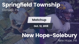 Matchup: Springfield Township vs. New Hope-Solebury  2018