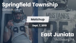 Matchup: Springfield Township vs. East Juniata 2019