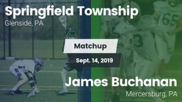 Matchup: Springfield Township vs. James Buchanan  2019