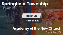 Matchup: Springfield Township vs. Academy of the New Church  2019