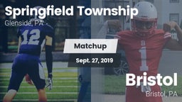 Matchup: Springfield Township vs. Bristol  2019