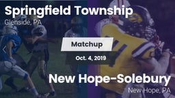 Matchup: Springfield Township vs. New Hope-Solebury  2019