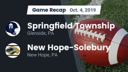 Recap: Springfield Township  vs. New Hope-Solebury  2019