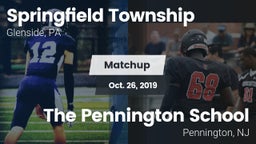Matchup: Springfield Township vs. The Pennington School 2019