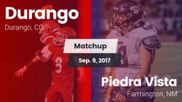 Matchup: Durango  vs. Piedra Vista  2017