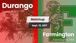 Matchup: Durango  vs. Farmington  2017