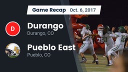 Recap: Durango  vs. Pueblo East  2017