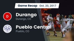 Recap: Durango  vs. Pueblo Central  2017