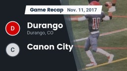 Recap: Durango  vs. Canon City 2017