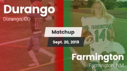 Matchup: Durango  vs. Farmington  2019