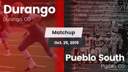 Matchup: Durango  vs. Pueblo South  2019