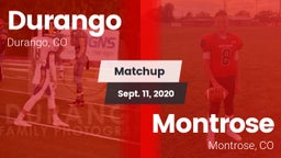 Matchup: Durango  vs. Montrose  2020