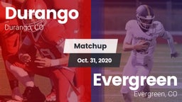 Matchup: Durango  vs. Evergreen  2020