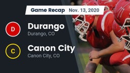 Recap: Durango  vs. Canon City  2020
