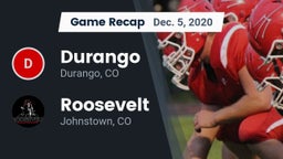 Recap: Durango  vs. Roosevelt  2020