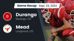 Recap: Durango  vs. Mead  2022