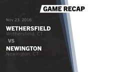 Recap: Wethersfield  vs. Newington  2016