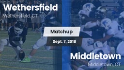 Matchup: Wethersfield vs. Middletown  2018