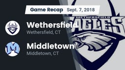 Recap: Wethersfield  vs. Middletown  2018