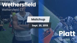 Matchup: Wethersfield vs. Platt  2019